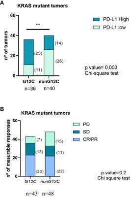 Characterization of a cohort of metastatic lung cancer patients harboring KRAS mutations treated with immunotherapy: differences according to KRAS G12C vs. non-G12C